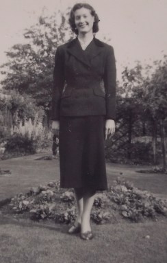 My Aunt, Irene Thackeray, nee Sheldon. Born Walsall, 1932.