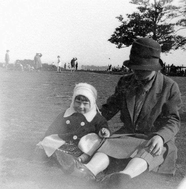Barr Beacon, late 20's. My grandmother, Elsie May Sheldon, nee Day, and beloved first-born, my "aunt" Winifred, who wouldn't, thanks to meningitis, make 16.